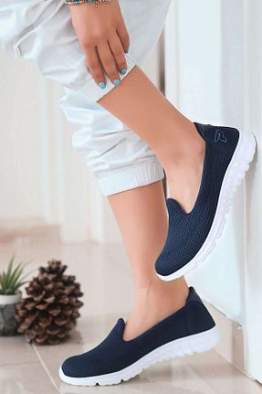 کفش اسنیکر سرمه ای زنانه بدون بند AlbiShoes - کد 805753861