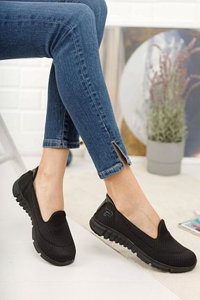 کفش اسنیکر مشکی زنانه بدون بند AlbiShoes - کد 805753897