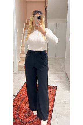 شلوار مشکی زنانه پنبه - الاستین ElitWear - کد 805885279
