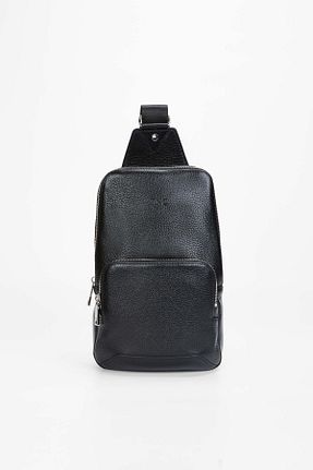 کیف پستچی مشکی مردانه چرم خالص Tamer Tanca - کد 805745598