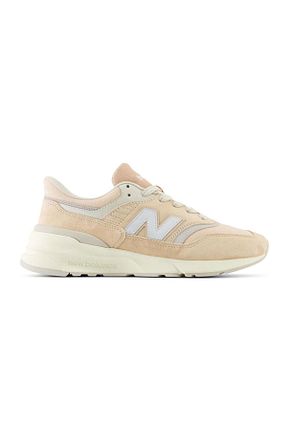 کفش اسنیکر بژ زنانه بند دار New Balance - کد 801716225