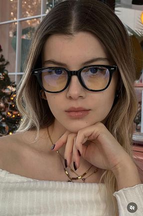 عینک محافظ نور آبی نارنجی زنانه مات COOLANDBETTER - کد 805635320