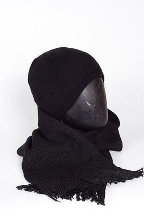 کلاه مشکی مردانه اکریلیک mercantoptan - کد 775819521