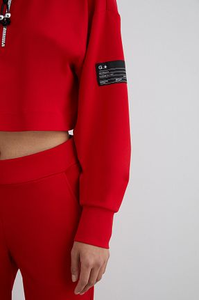 بلوز قرمز زنانه ساده GIZIA - کد 756117269