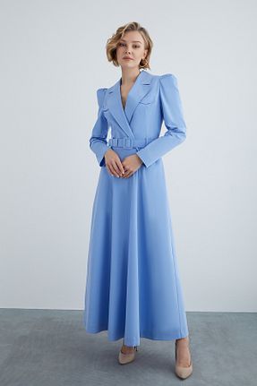 لباس مجلسی و فارغ التحصیلی آبی زنانه مخلوط پلی استر Kiwe - کد 756125919