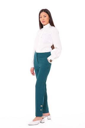 شلوار سبز زنانه الاستین GIZIA - کد 158561656