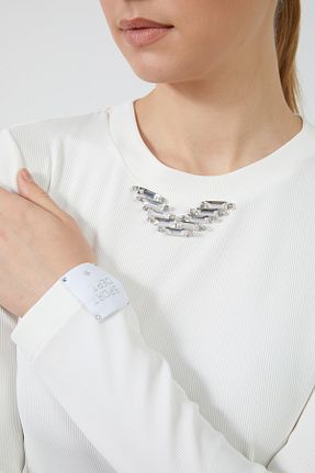 بلوز نباتی زنانه ساده GIZIA - کد 792636008