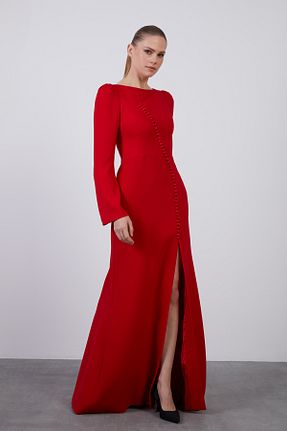 لباس قرمز زنانه بافتنی GIZIA - کد 792635901