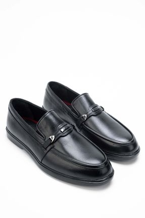 کفش لوفر مشکی مردانه پاشنه کوتاه ( 4 - 1 cm ) کد 805811562