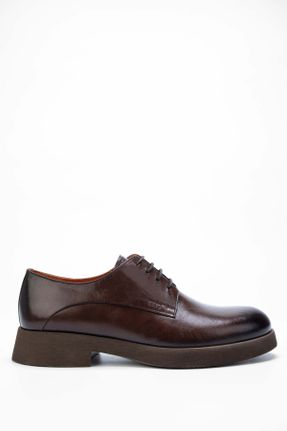 کفش کژوال قهوه ای مردانه پاشنه کوتاه ( 4 - 1 cm ) پاشنه ساده کد 805811101