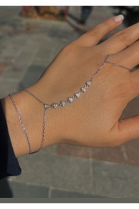 دستبند نقره زنانه 925 عیار Erer Gümüş - کد 805551524