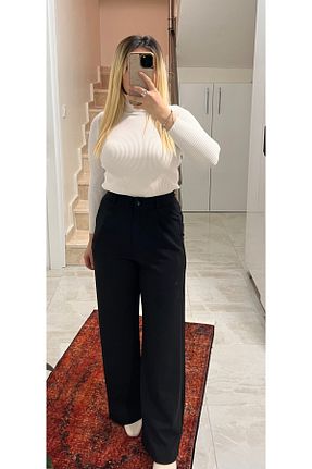 شلوار مشکی زنانه پنبه - الاستین ElitWear - کد 805885279