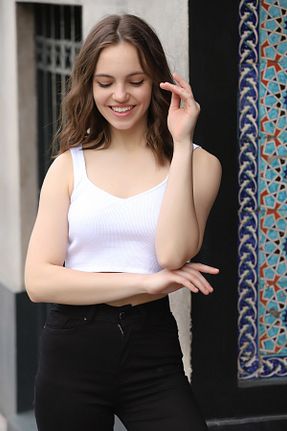 بلوز سفید زنانه ساده NEK - کد 108424894
