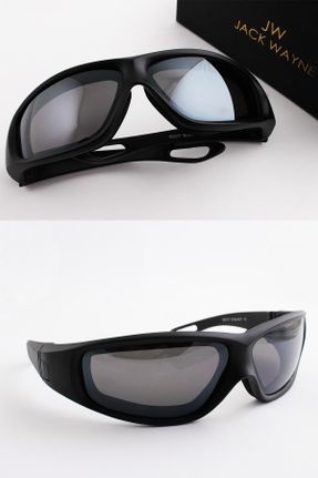 عینک آفتابی مشکی مردانه 52 UV400 پلاستیک کد 108921490