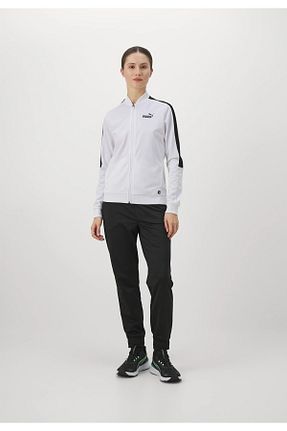 ست گرمکن سفید زنانه پاچه تنگ Puma - کد 795564256