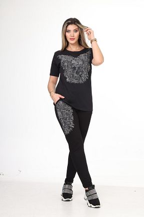 ست گرمکن مشکی زنانه Relaxed METİN AKGÜL - کد 806199550
