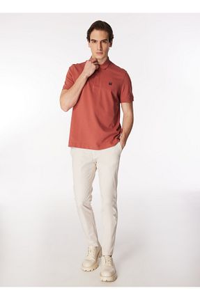 پولوشرت نارنجی مردانه پارچه BROOKS BROTHERS - کد 805991544