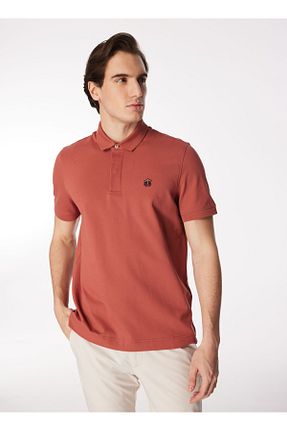 پولوشرت نارنجی مردانه پارچه BROOKS BROTHERS - کد 805991544