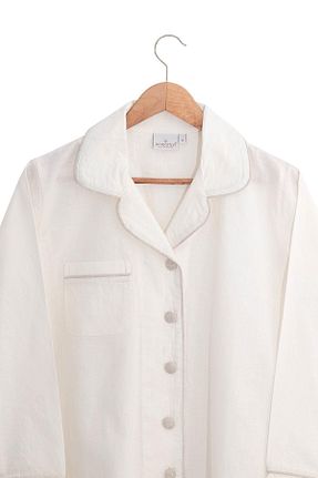 ست لباس راحتی بژ زنانه ساده Ecocotton - کد 805997876