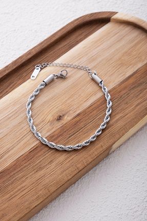 دستبند استیل (فولاد) زنانه استیل ضد زنگ ByFlorya Jewelry - کد 804161979