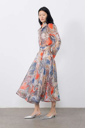 پیراهن رنگی زنانه رگولار GIZIA - کد 670180686