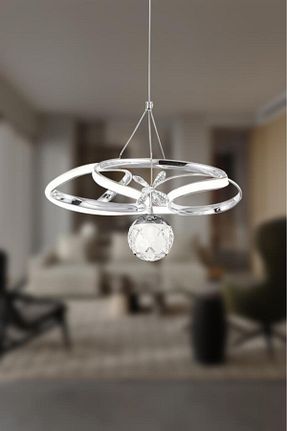 لوستر بژ فلزی Eray Aydınlatma - کد 806325136