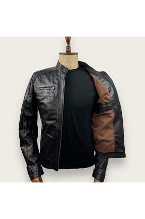 کاپشن مشکی مردانه Relaxed ALWAYS LEATHER - کد 805338922