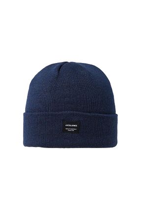 کلاه پشمی سرمه ای مردانه اکریلیک Jack & Jones - کد 357070841