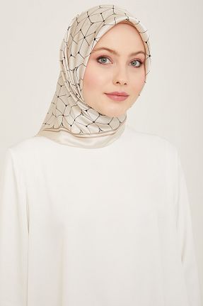 روسری زرشکی İpek Tivil Armine - کد 806556596