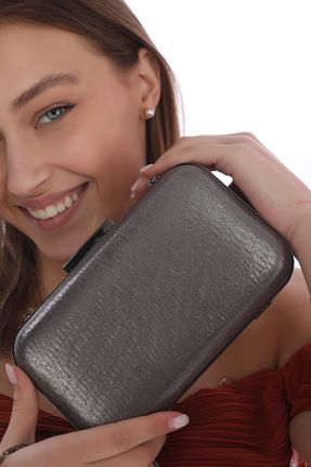 کیف مجلسی طلائی زنانه چرم مصنوعی womenacs - کد 43386734
