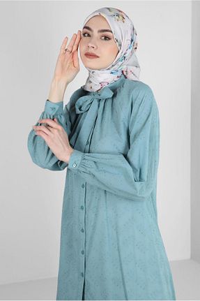 روسری آبی پنبه ای Alvina - کد 805950946