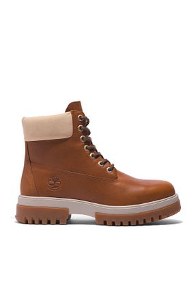 بوت / نیم بوت قهوه ای مردانه چرم خالص Timberland - کد 806100724
