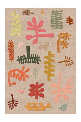 فرش رنگی قابل شستشو Rugs Modern Halı - کد 806304497