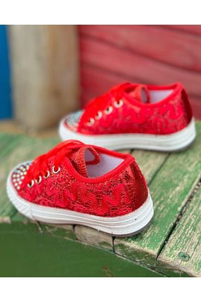 کفش کژوال قرمز بچه گانه پارچه ای Surpie Shoes - کد 805927014