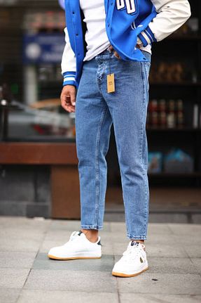 شلوار آبی مردانه پنبه ای Denim Shorty - کد 806127799