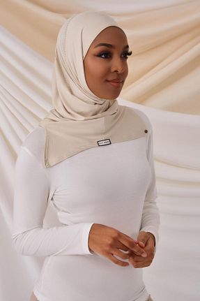 شال بژ زنانه ELF PRIVE - کد 806170410