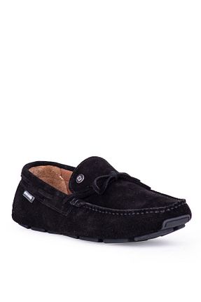 کفش کژوال مشکی زنانه چرم خالص Pierre Cardin - کد 806526339