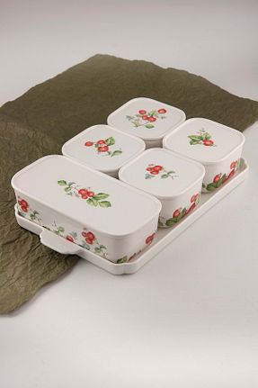 سرویس قهوه خوری سفید 4 نفره Bursa Porselen Dekor - کد 806307627