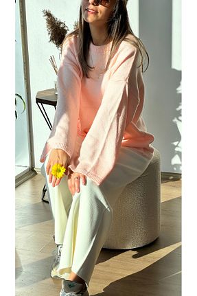 شلوار سفید زنانه پارچه HilalFidanButik - کد 806412878