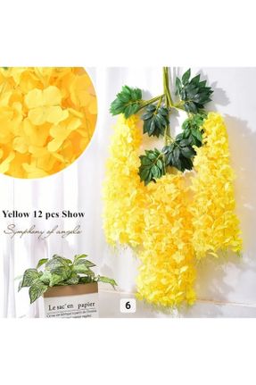 گل مصنوعی زرد کد 805946139