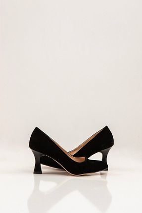 کفش مجلسی مشکی زنانه چرم مصنوعی SVMSHOES - کد 806536460