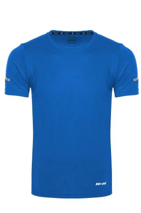تی شرت سرمه ای مردانه رگولار پلی استر قابلیت خشک شدن سریع تکی کد 806058604