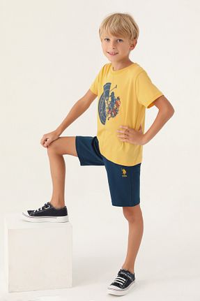 ست بالاتنه و پائین تنه قهوه ای بچه گانه بافتنی U.S. Polo Assn. - کد 806565093