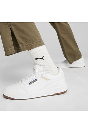 کفش اسنیکر سفید زنانه بند دار Puma - کد 806278164