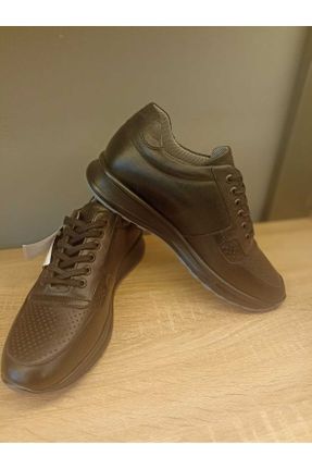 کفش کژوال مشکی مردانه چرم طبیعی پاشنه کوتاه ( 4 - 1 cm ) پاشنه پر کد 806597386