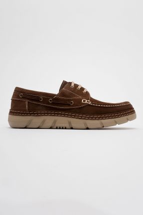 کفش کلاسیک قهوه ای مردانه نوبوک پاشنه کوتاه ( 4 - 1 cm ) پاشنه ساده کد 806343856