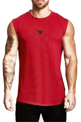 تی شرت قرمز مردانه رگولار پلی استر قابلیت خشک شدن سریع تکی کد 806589344