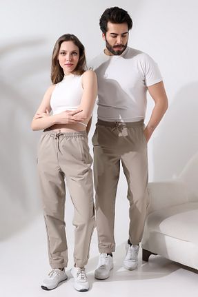 شلوار کرمگن بژ زنانه Relaxed DeChival - کد 806587357