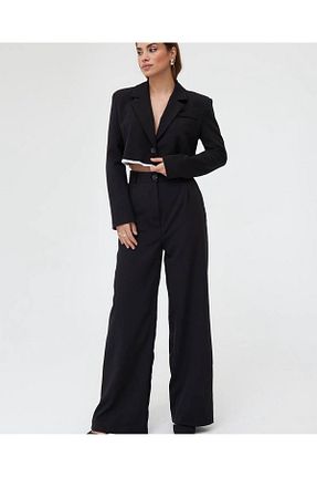 ست بالاتنه و پائین تنه مشکی زنانه بافتنی AÈC PRIVÈ - کد 806738997