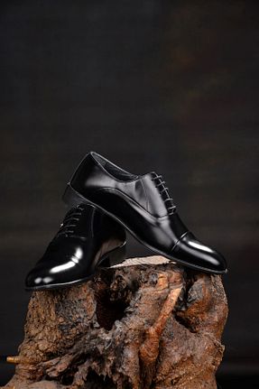 کفش کلاسیک مشکی مردانه چرم خالص Pierre Cardin - کد 806761319